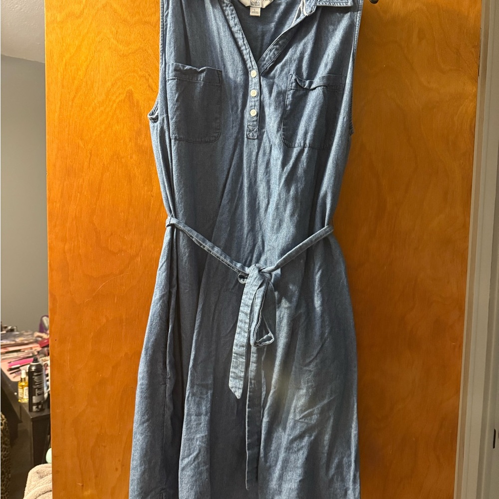 Denim Sleeveless Dress